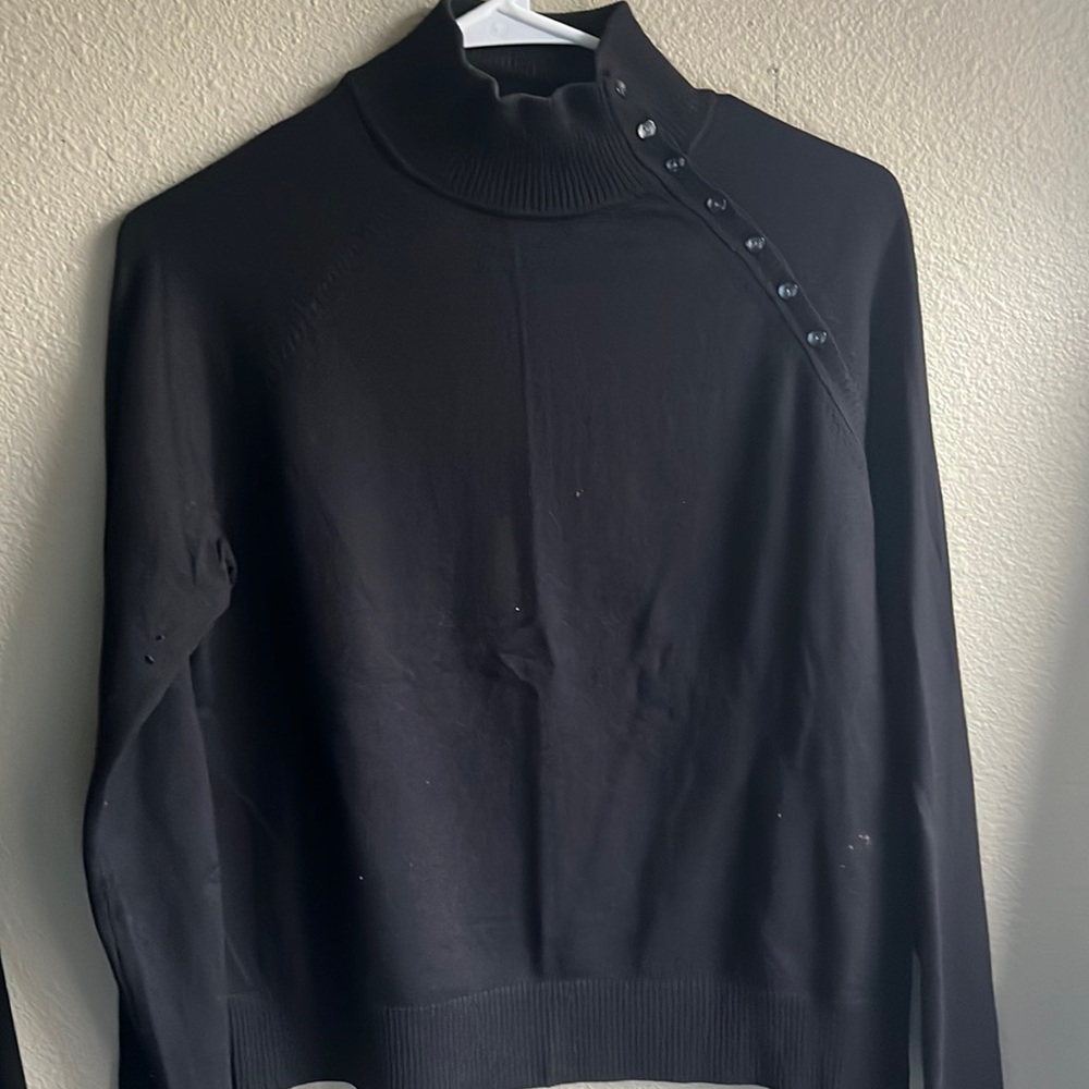 Black Turtleneck Sweater